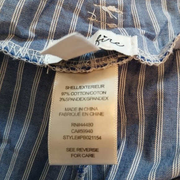 Love, Fire striped wide leg palazzo pants with matching belt SIZE XL - Picture 3 of 5